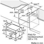 Встраиваемый духовой шкаф Bosch Accent Line CMG978NB1, чёрный