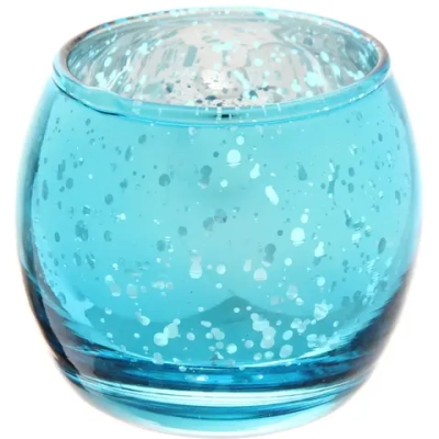 Подсвечник «Fairy» 7,5*6,5см цвет голубой