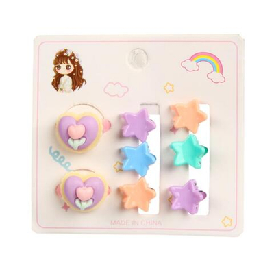 Аксессуары для волос детские "Сладкие Леденцы" ( крабы,зажимы) 753-468 (JINRE TRAVEL)