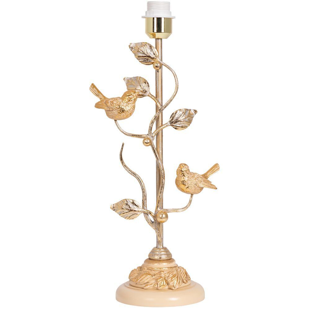 Настольная лампа Терра Spring Айвори с абажуром Тюссо Vatican (Ватикан) Крем