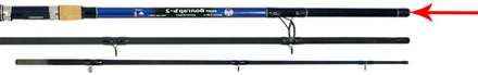 Секций № 4 к удилищу фидер "Волгарь 2" 3.9м (комель) тест до 150 гр