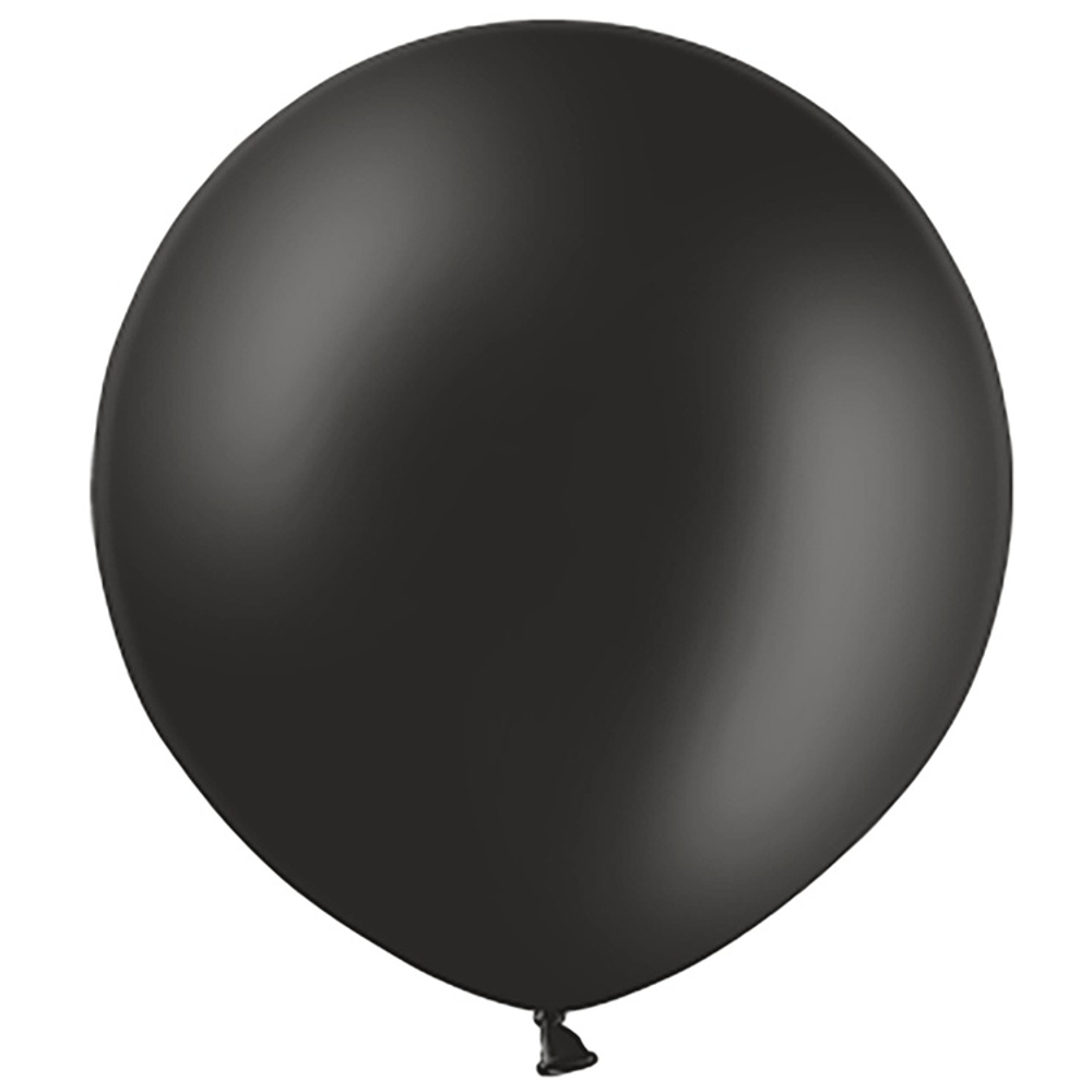 Шар латексный Пастель 61 см (Черный)