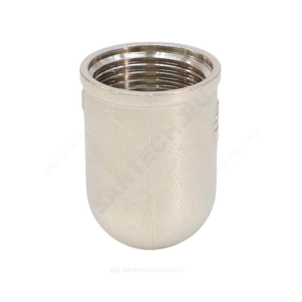 Угольник латунь никель Ду 15 (1/2") ВР/ВР VALFEX VF.090.N.012