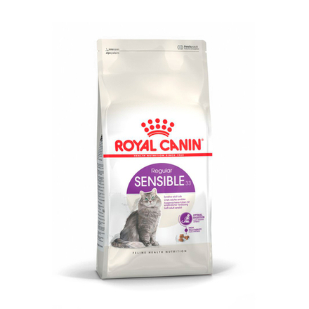Royal Canin Sensible 33 Корм сухой сбалансированный для взрослых кошек с чувствительной пищеварительной системой - 4 кг