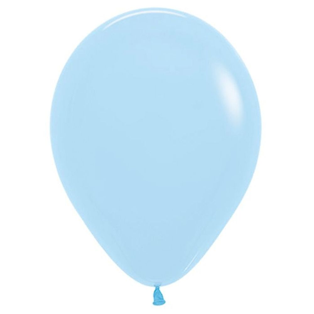 Воздушные шары Sempertex, цвет 640, макарунс нежно-голубой, 50 шт. размер 12&quot;