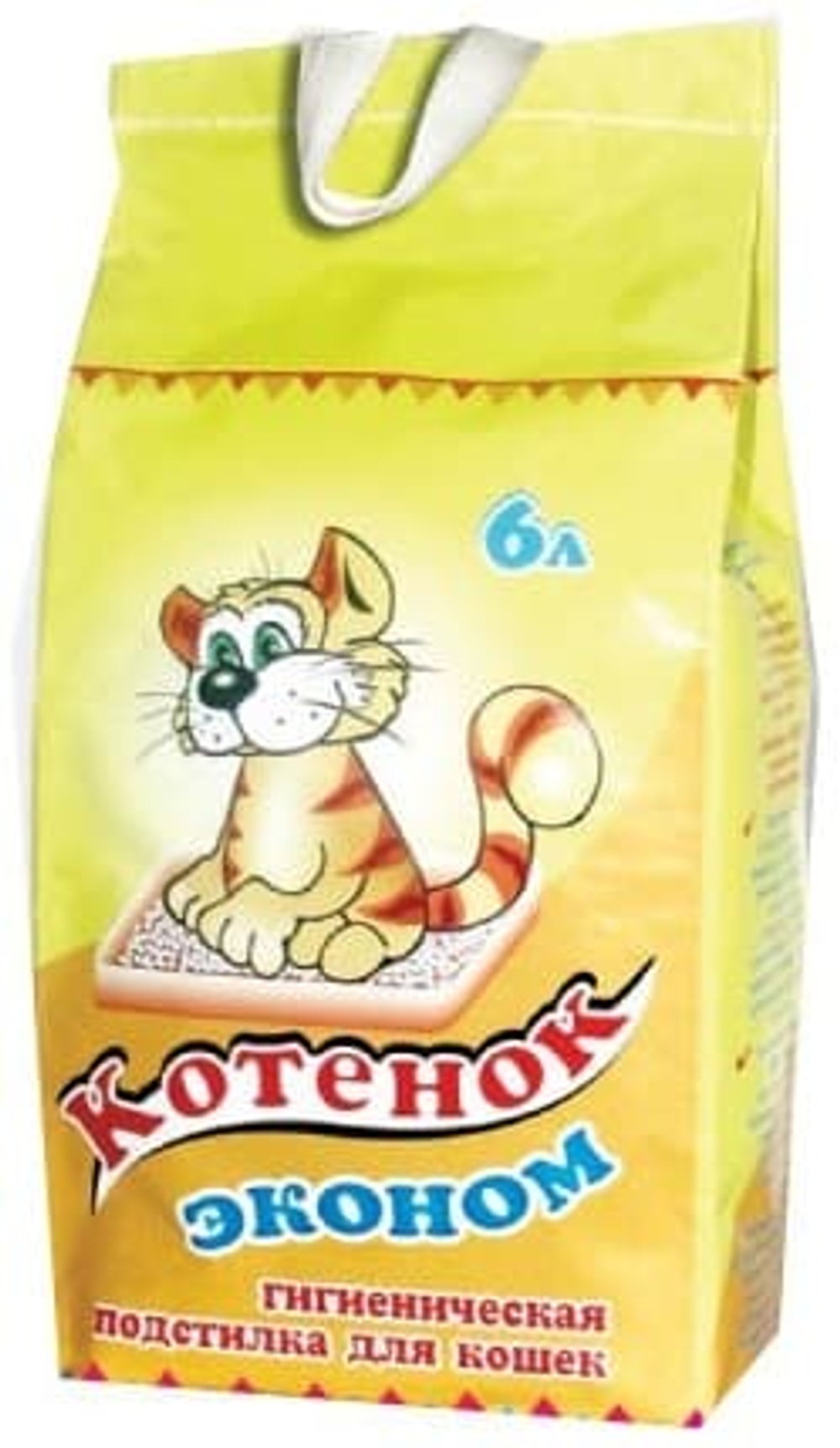 НАПОЛНИТЕЛЬ "КОТЕНОК ЭКОНОМ" 6л