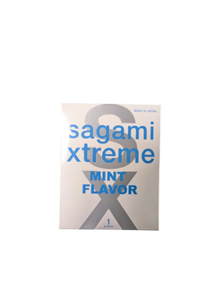 Презервативы Sagami Xtreme Mint с охлаждающим эффектом 1 шт.