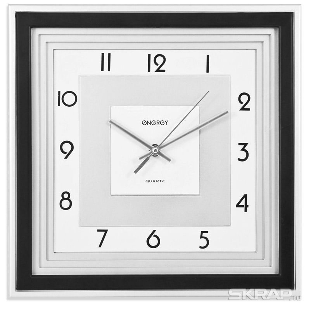Часы настенные Energy EC-11 квадратные (009311)
