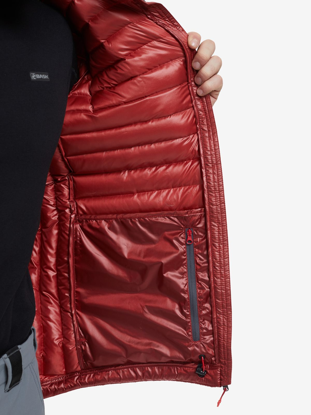 Куртка мужская пуховая BASK CHAMONIX LIGHT MJ V2 красная