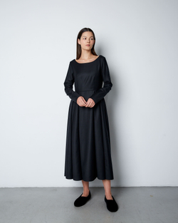 Платье из шерсти Берберри черный