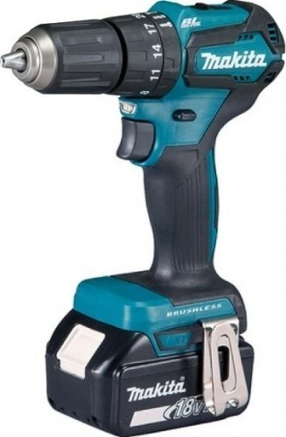 Аккумуляторная дрель-шуруповерт MAKITA DHP 483 SYE ударная, бесщеточная DHP483SYE