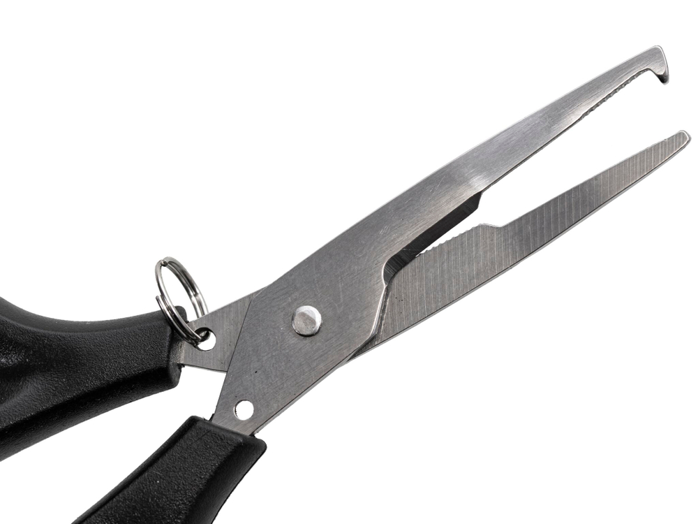 Ножницы для плетёнки с разжимом для заводных колец Lucky John 03