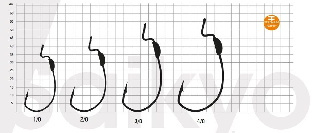 Крючки для рыбалки Saikyo BS-2332 Weighted BN