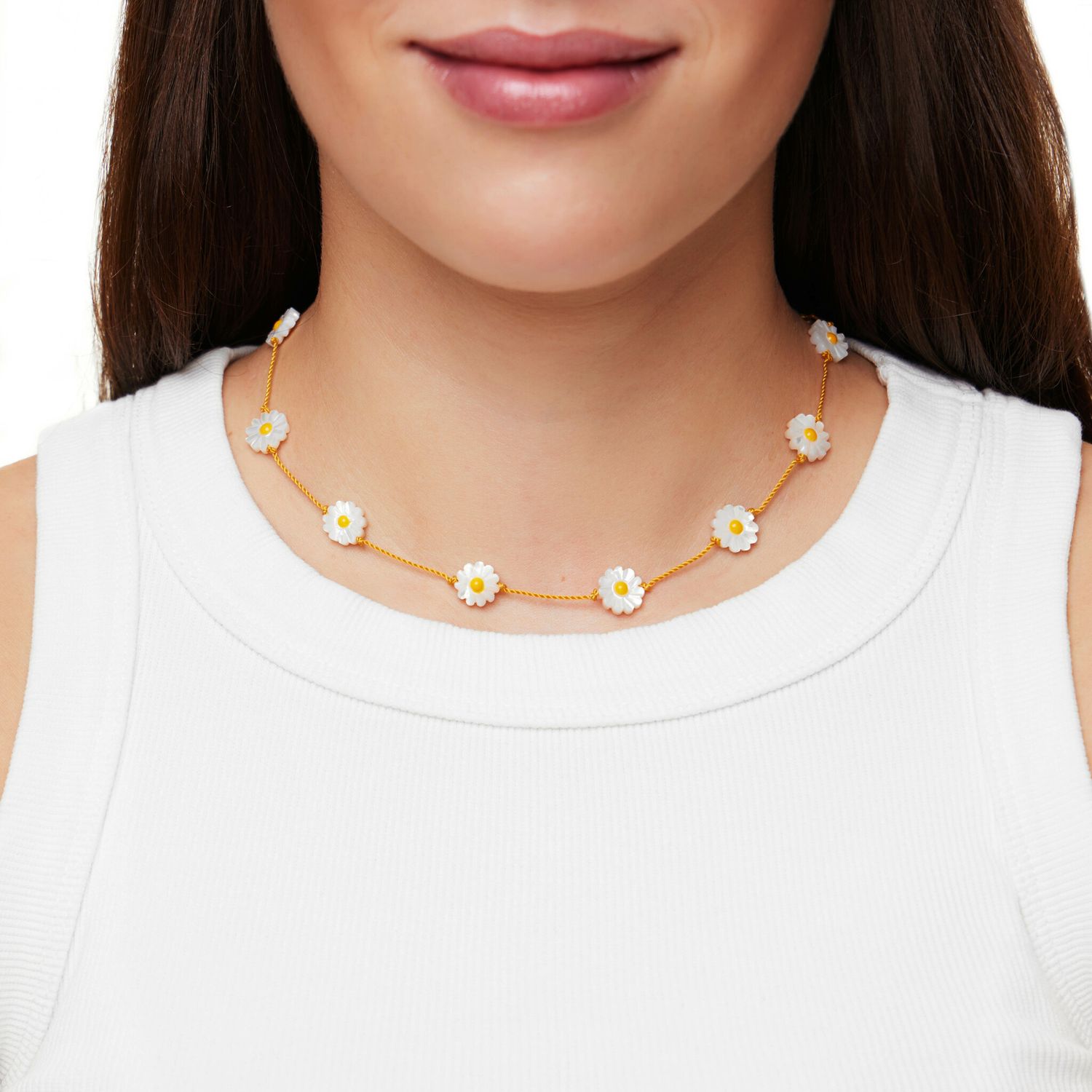 Колье Daisy Field Necklace – Yellow