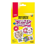 Магниты из гипса Стикерняшки "Весёлые друзья" (Lori)