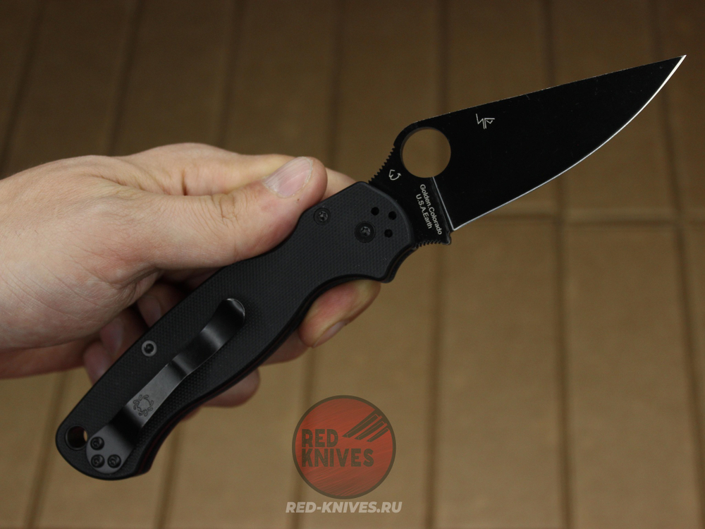 Нож Spyderco Paramilitary 2 Black - Black C81GBK2