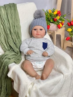 Кукла Реборн мягконабивная 55см (FA-820)