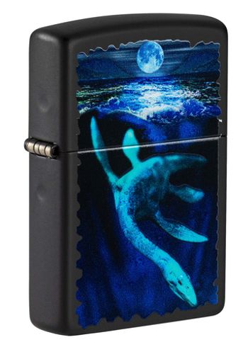 Зажигалка Zippo Lock Ness с покрытием Black Light (49697)