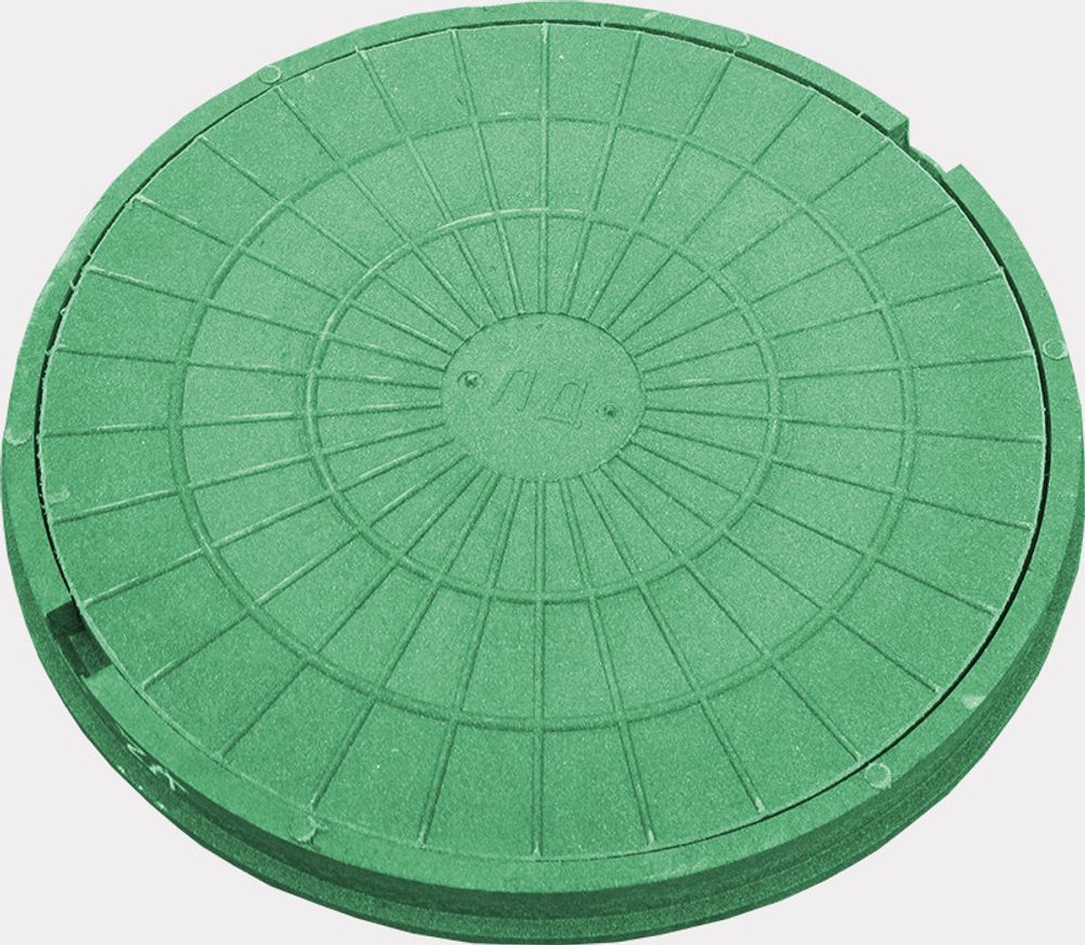 Люк полимерный 30кН (Зеленый)