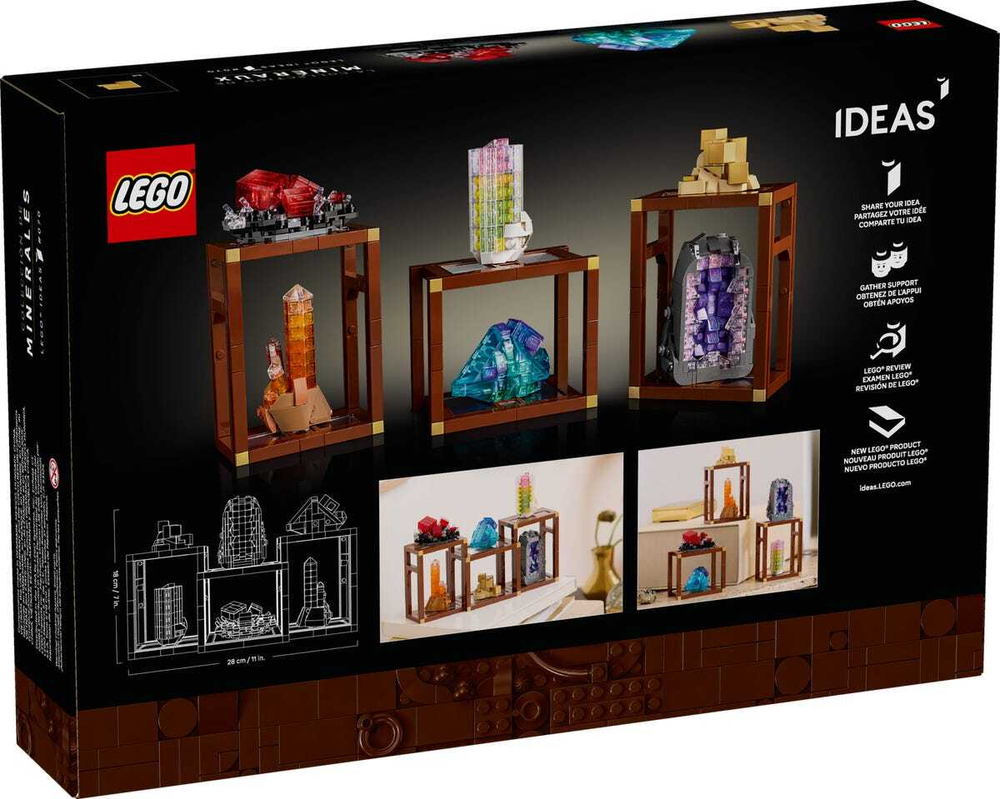 Конструктор LEGO Ideas 21362 Mineral Collection