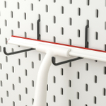 Набор крючков IKEA SKADIS (СКОДИС), Черный, 2 шт