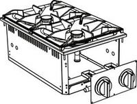 Плита встраиваемая газовая APACH SLDIG7RG4