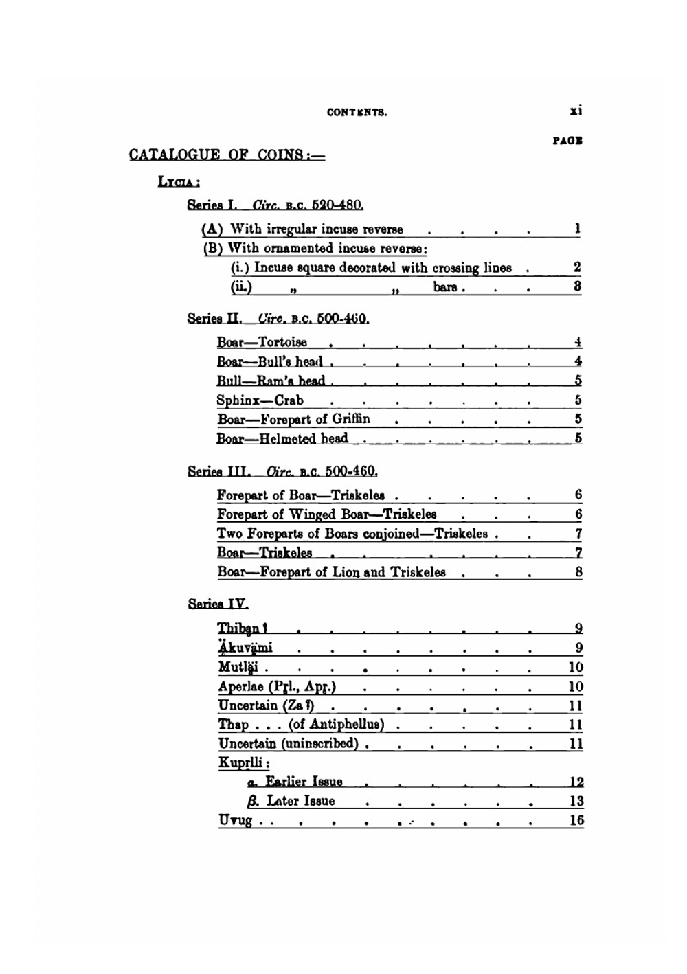 Catalogue of the Greek Coins of Lycia, Pamphylia, and Pisidia | George Francis Hill