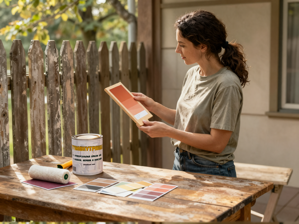 Как перестать бояться краски и обновить дачу за одни выходные?