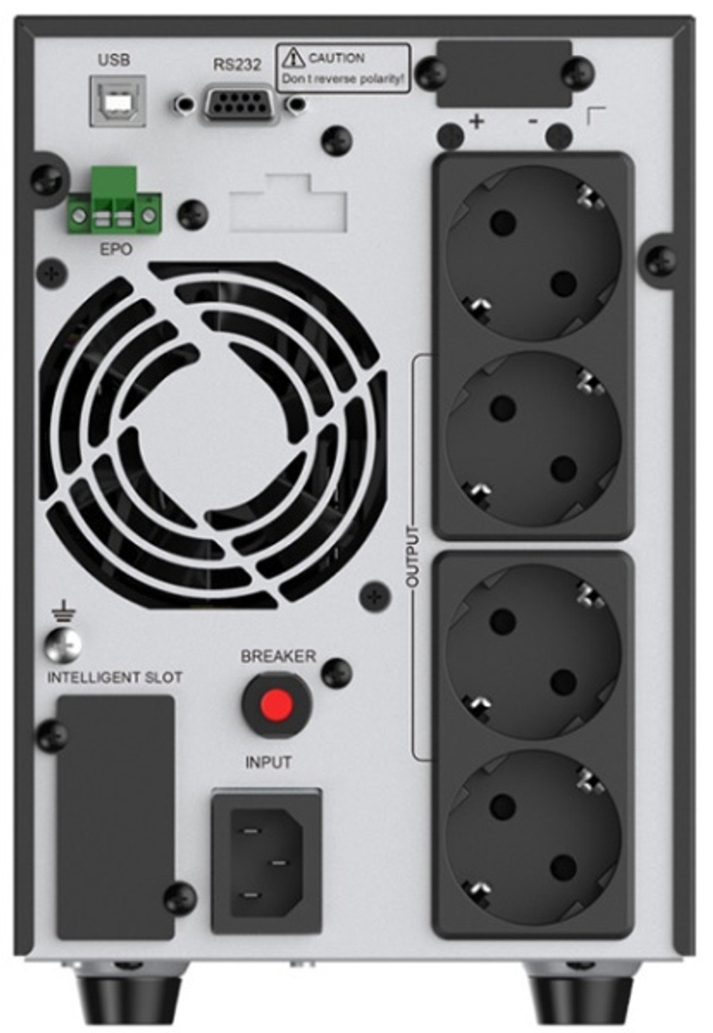 Источник бесперебойного питания CBR ESN-2KT-4F-LCHERSC