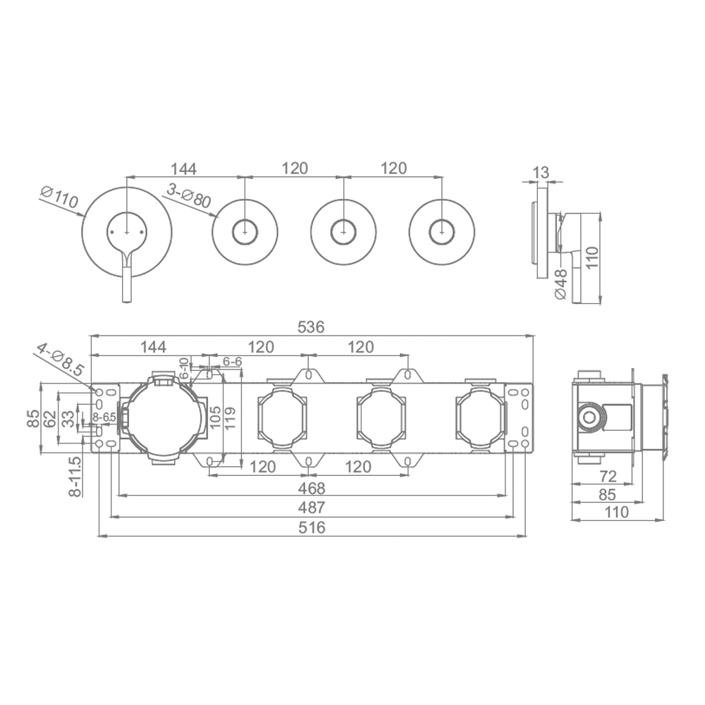 Смеситель для душа Raglo R20.273.03, золотой сатин