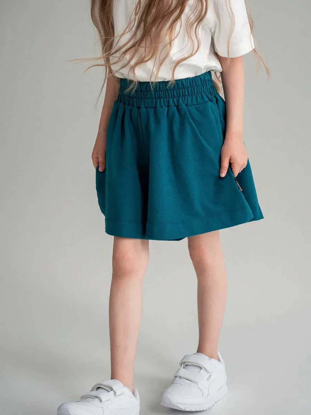 Шорты юбка для девочки, плотные