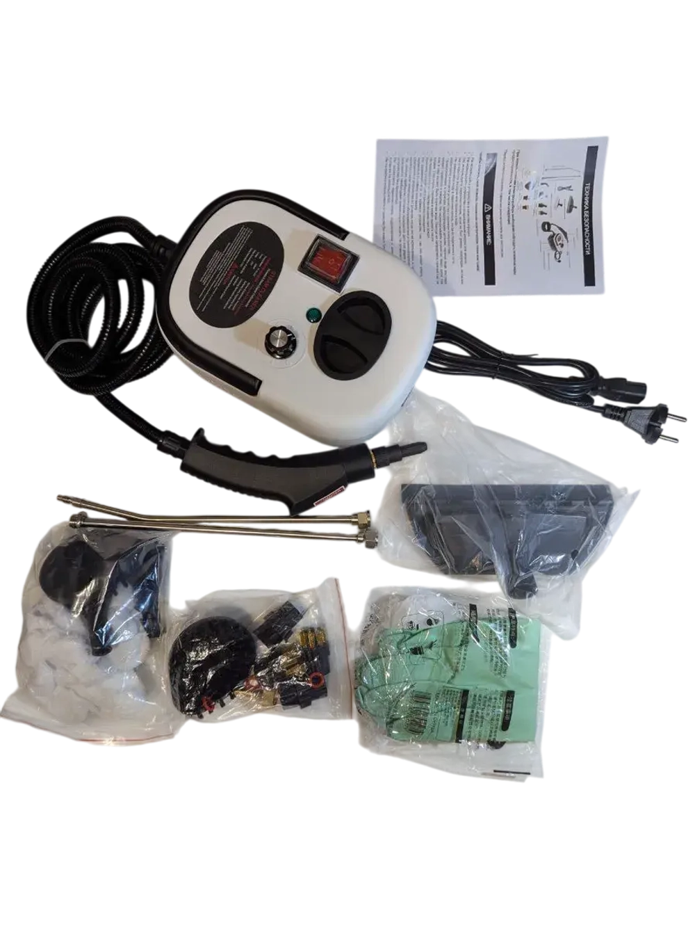 Пароочиститель для уборки дома и детейлинга авто