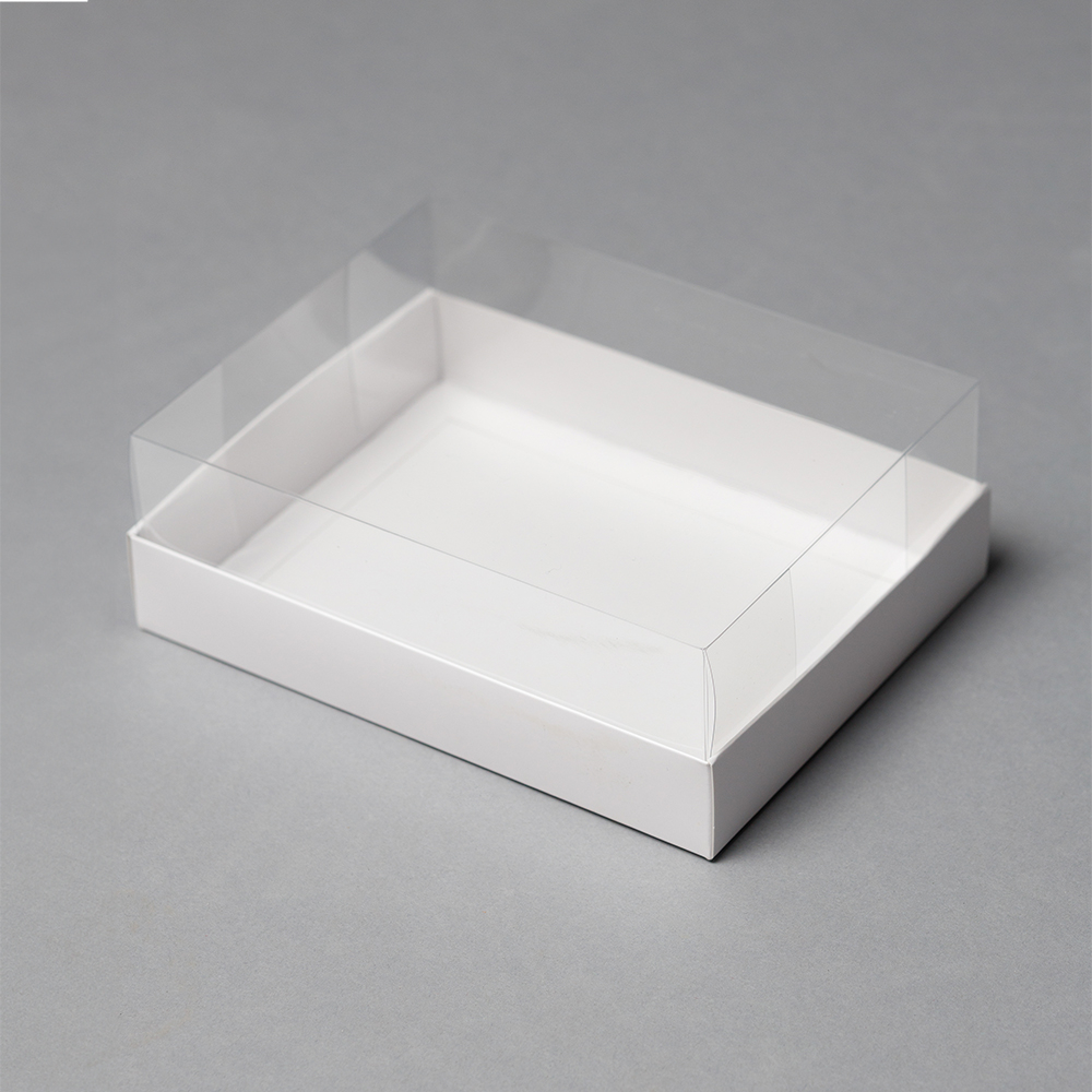 коробка подарочная для зефира, макарон, пирожных 20х15х7 см, (комплект 50 шт)