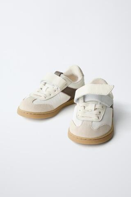 ZARA КРОССОВКИ RETRO BAREFOOT, БЕЛЫЙ