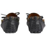 GUCCI Interlocking Gommino Loafers Men"s Black