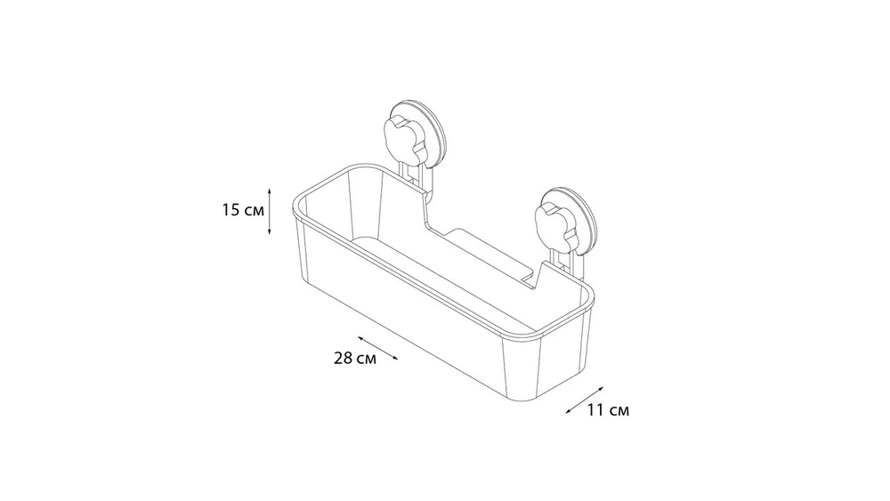 "BLONDE" Полка прямоугольная одноэтажная GR-7084