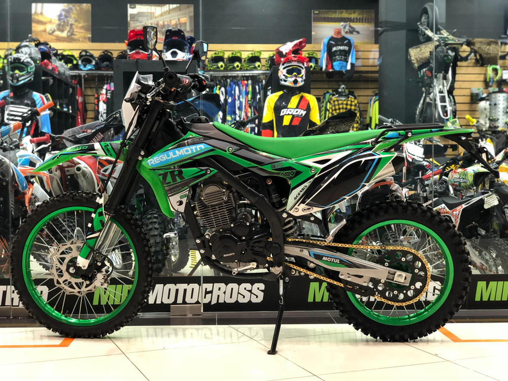 Мотоцикл эндуро Regulmoto ZR 250 2021 г. ПТС Зеленый
