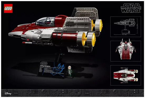 Конструктор LEGO Star Wars 75275 Звёздный истребитель типа А, 1673 дет.