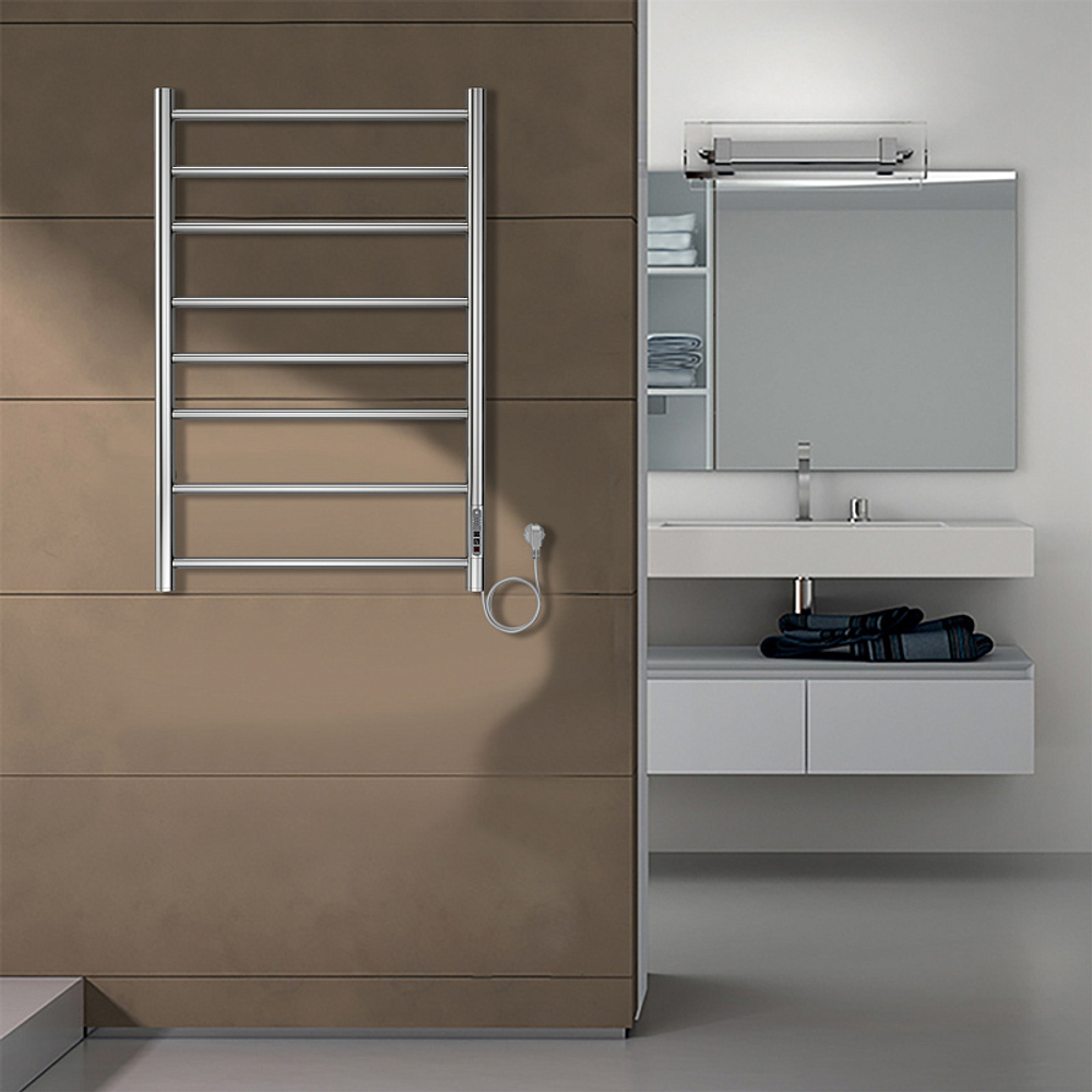 Полотенцесушитель электр. Azario Parma 53.2х80, Хром