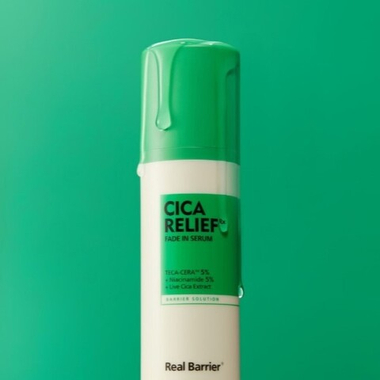 Успокаивающая сыворотка для лица REAL BARRIER Cica Relief RX Fade In Serum