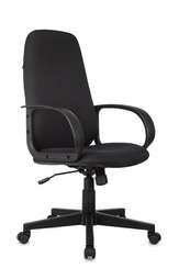 Кресло руководителя Бюрократ Ch-808AXSN темно-серый TW-12 крестов. пластик