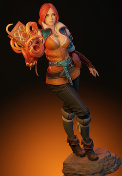 Фигурка, Трисс Меригольд (Triss Merigold), The Witcher, высота фигурки 21 см
