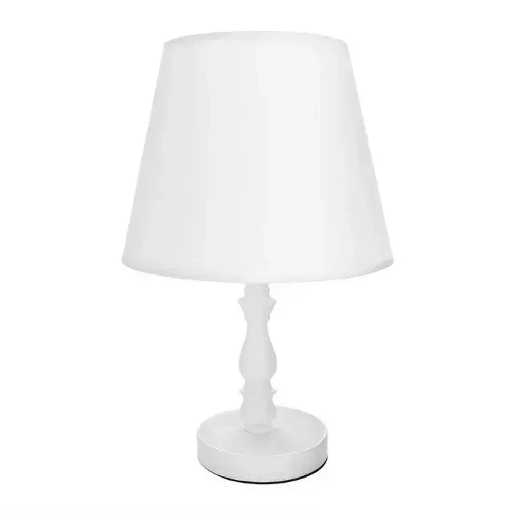 Лампа настольная "Ладья" 1x60Вт E27 белый 22х22х38см