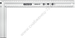 STAYER 400 мм, жесткий столярный угольник, Professional (3432-40)