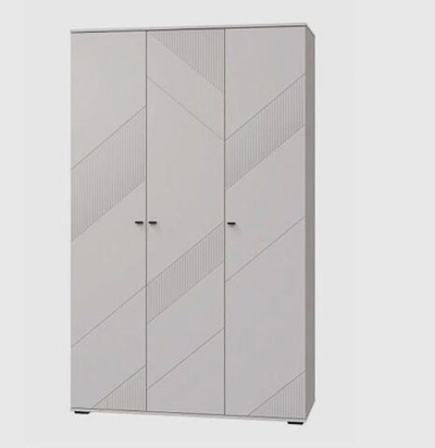 КАШЕМИР Шкаф с 3х дв. (ш1352*г577*в2213мм), Кашемир/Сантьяго