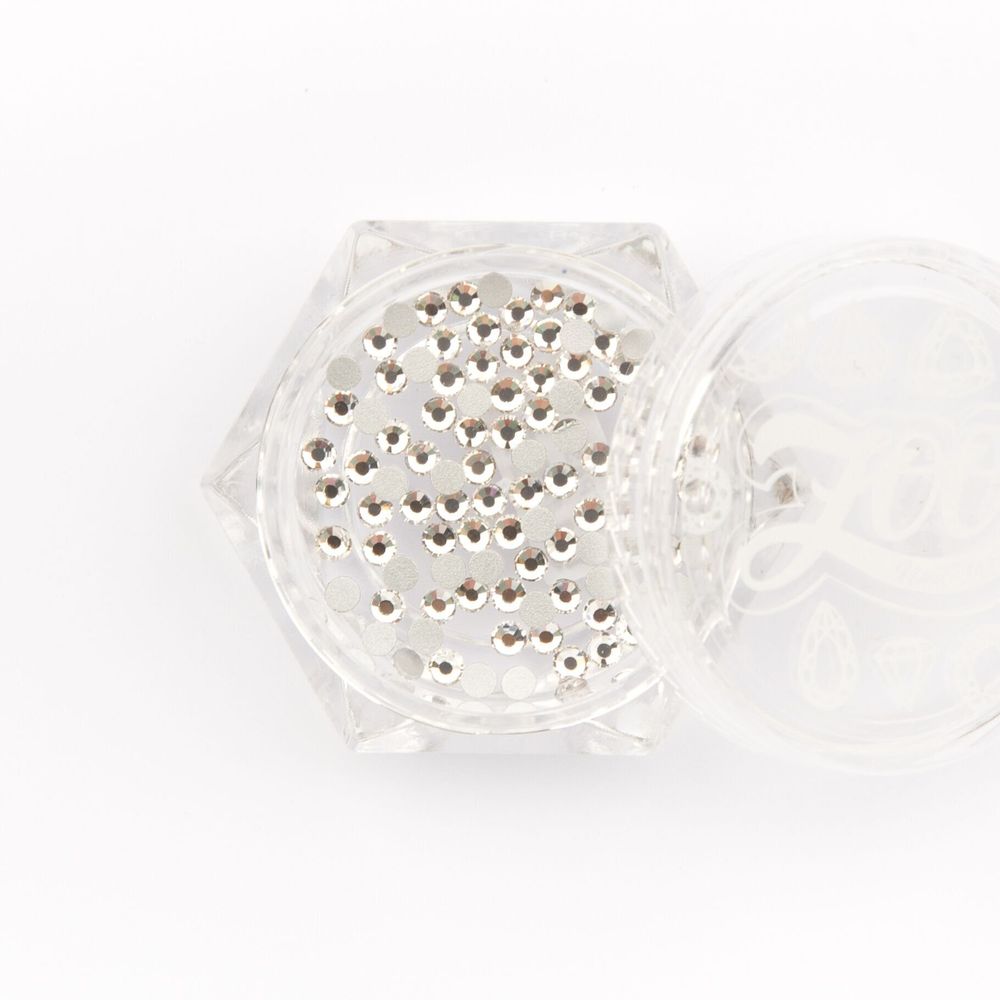 Zoo nail Стразы стеклянные прозрачные SS6 (2мм), 100шт