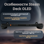 Игровая портативная консоль Valve Steam Deck OLED (глянцевый экран) 1Tb + радиатор медный