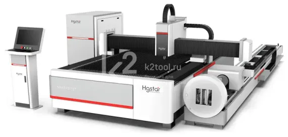 Комбинированный станок лазерной резки HGTECH SMART6015T с одним столом