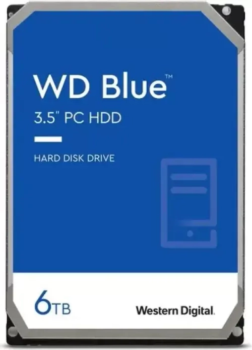 Жесткий диск WD Blue WD60EZAX, 6ТБ, HDD, SATA III, 3.5