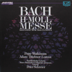 Peter Schreier, Popp, Watkinson, Adam, Buchner, Lorenz / Johann Sebastian Bach: Messe In H-moll BWV 232 (3LP)